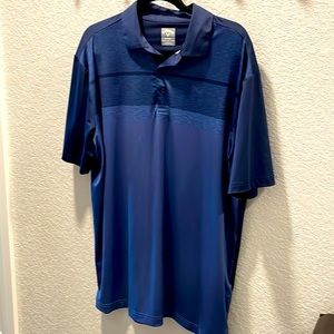 Callaway navy blue golf mens short sleeve opti-dri shirt Sz L 🏌🏾‍♂️⛳️☀️